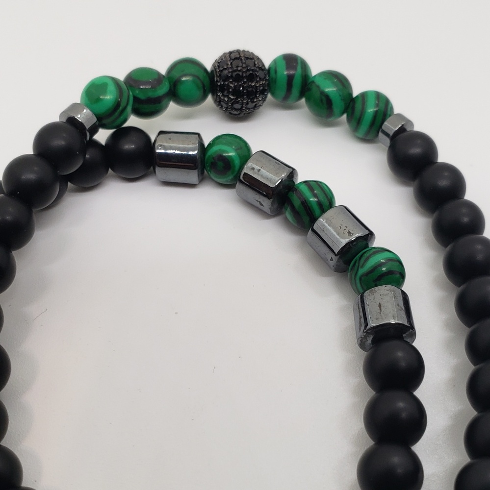 Mens bead bracelet